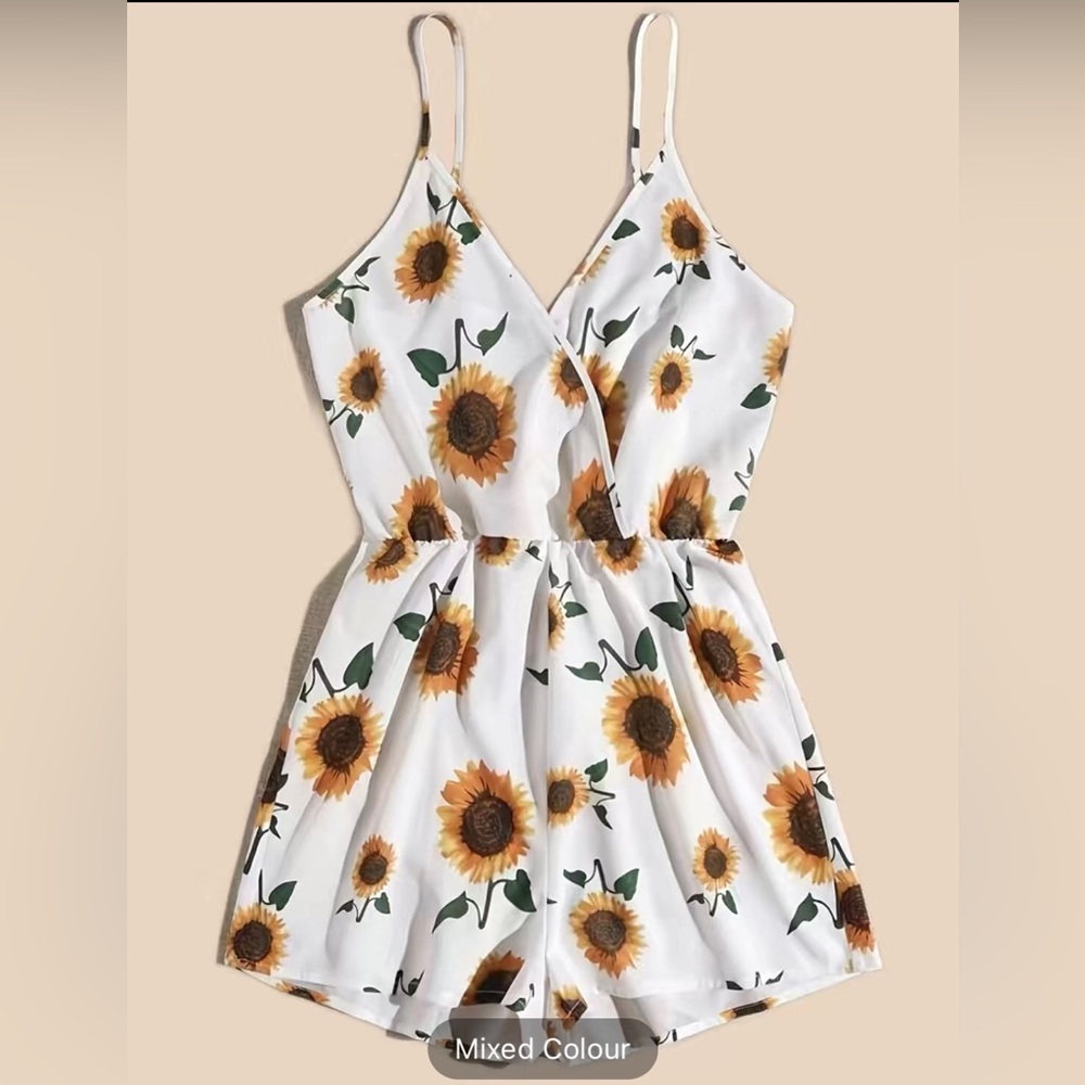 Sunflower romper